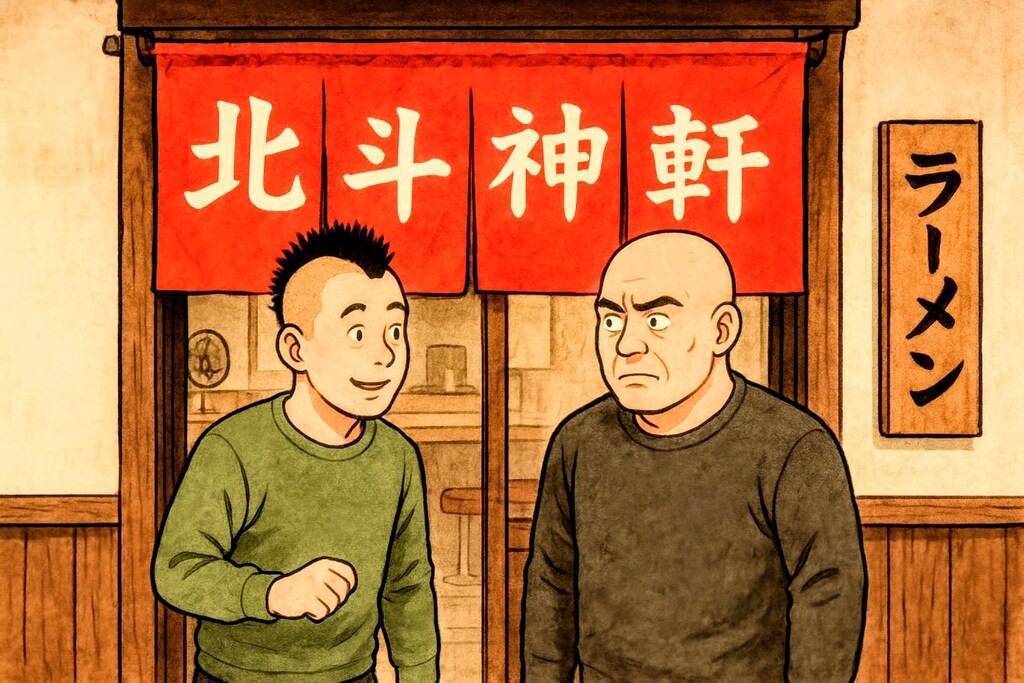 『 このラーメン屋な有名な店なんだよッ！  』