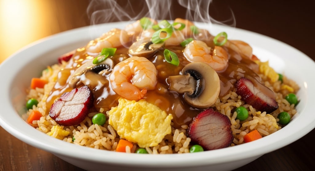 五目あんかけ炒飯