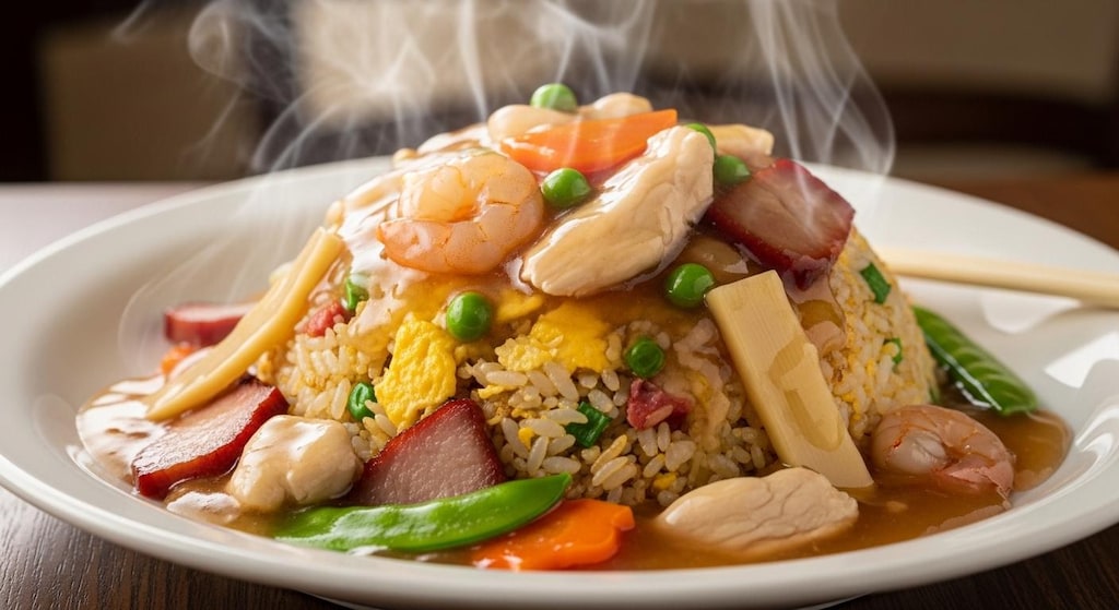 五目あんかけ炒飯