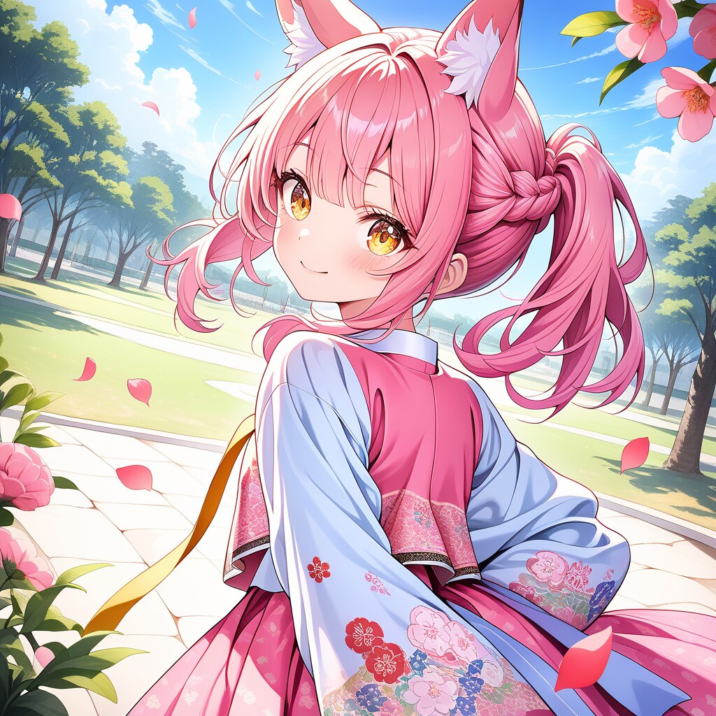 韓服狐娘・長女