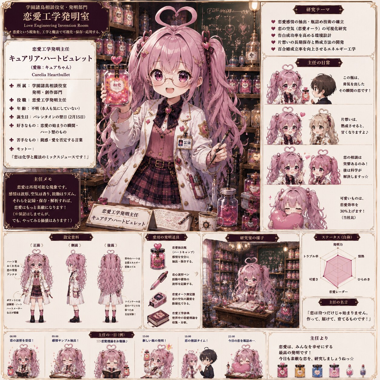 相談役室恋愛工学発明主任 キュアリア