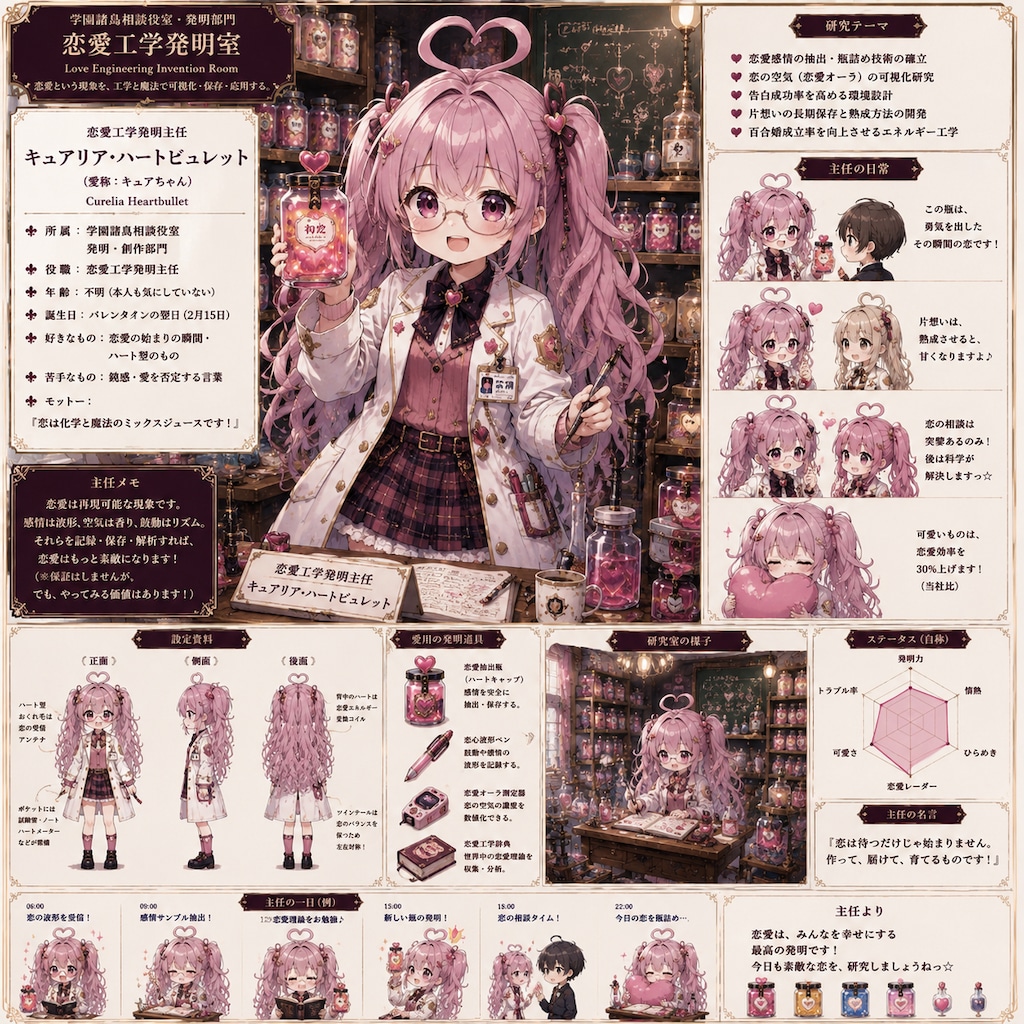 相談役室恋愛工学発明主任 キュアリア
