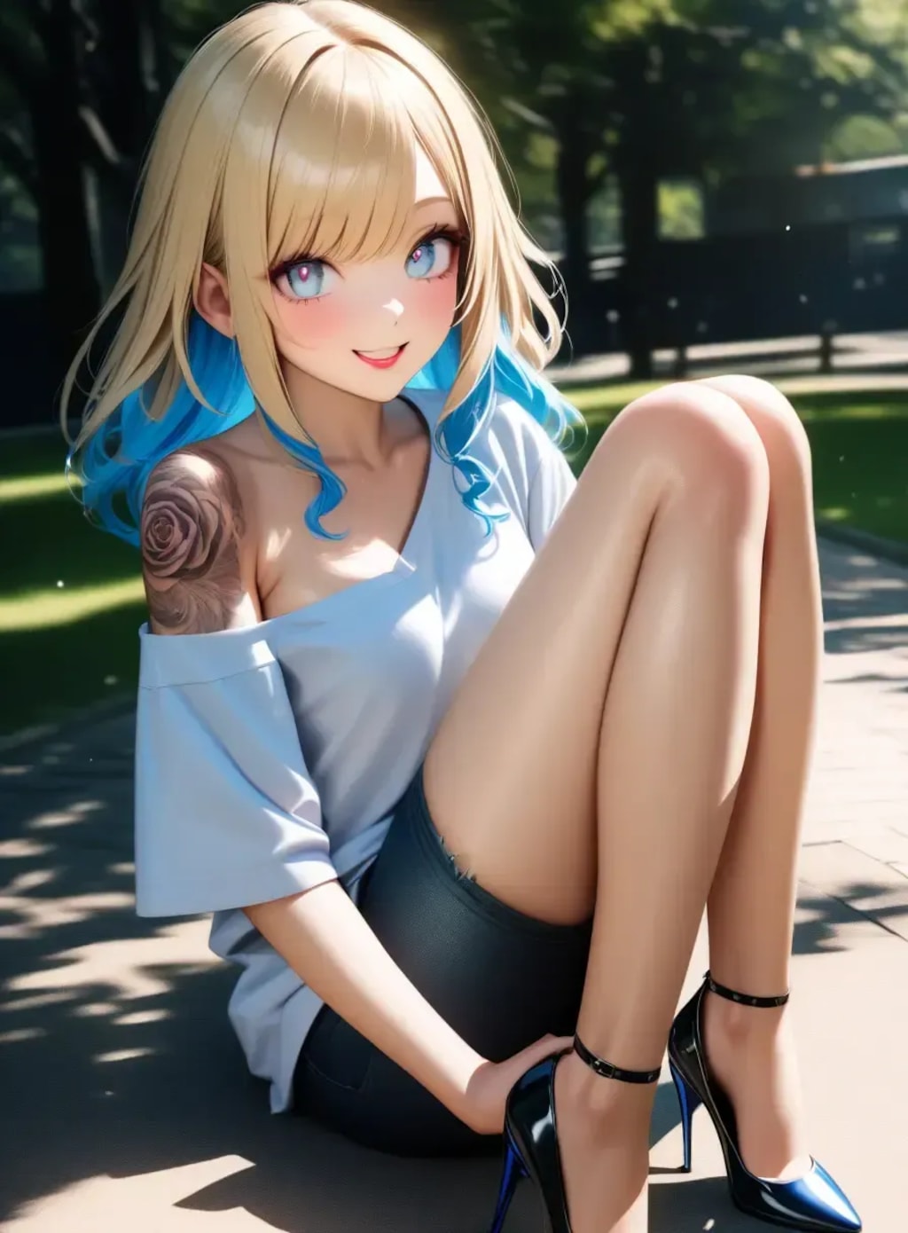 ギャルとデニム