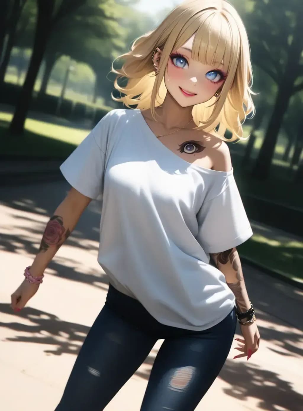 ギャルとデニム