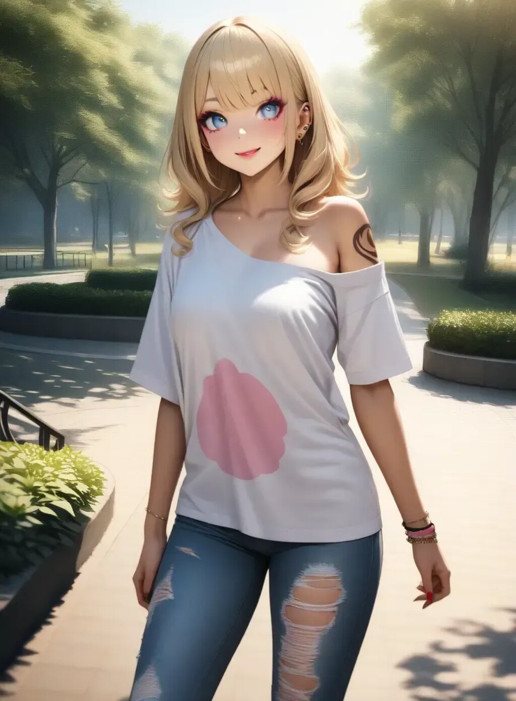 ギャルとデニム