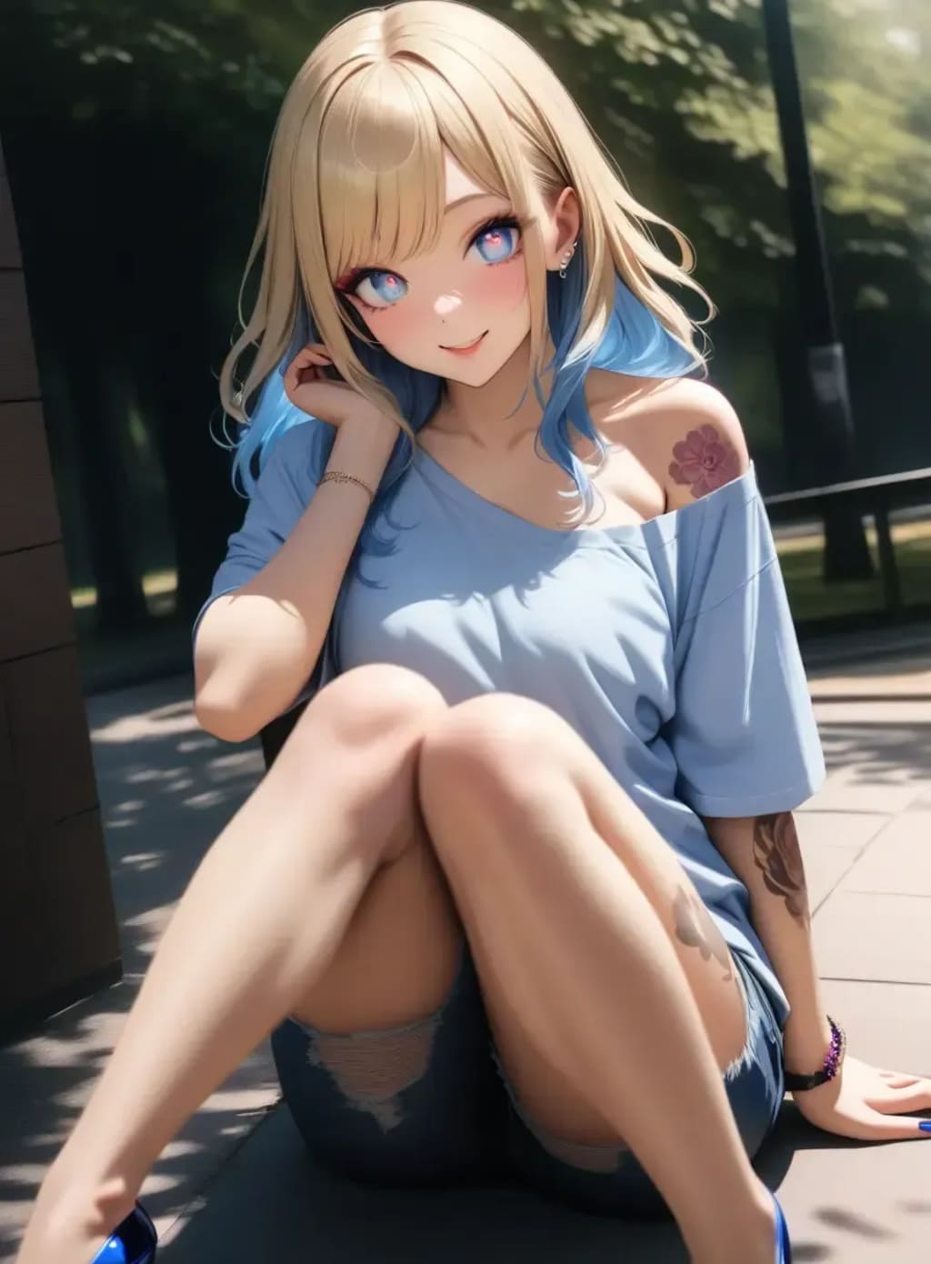 ギャルとデニム