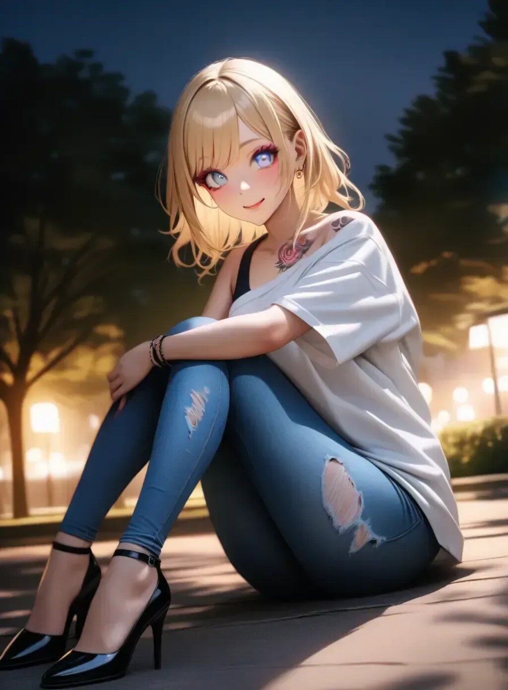 ギャルとデニム