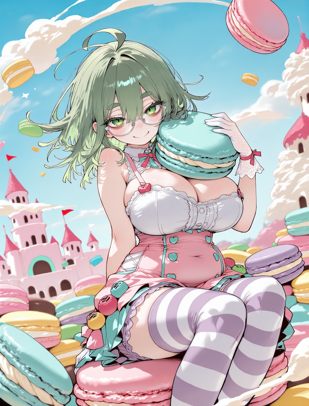 翠ちゃんinマカロンの国
