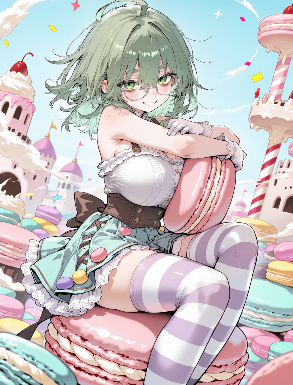 翠ちゃんinマカロンの国
