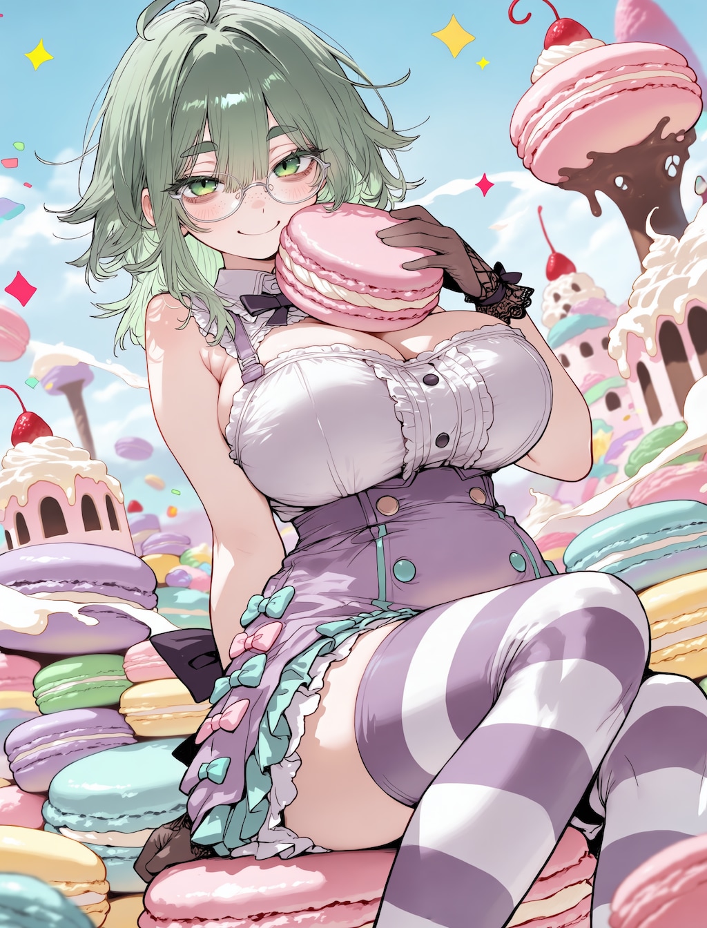 翠ちゃんinマカロンの国