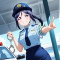 婦人警官姿で逮捕しちゃうぞ果南🚨❤️ 3枚目