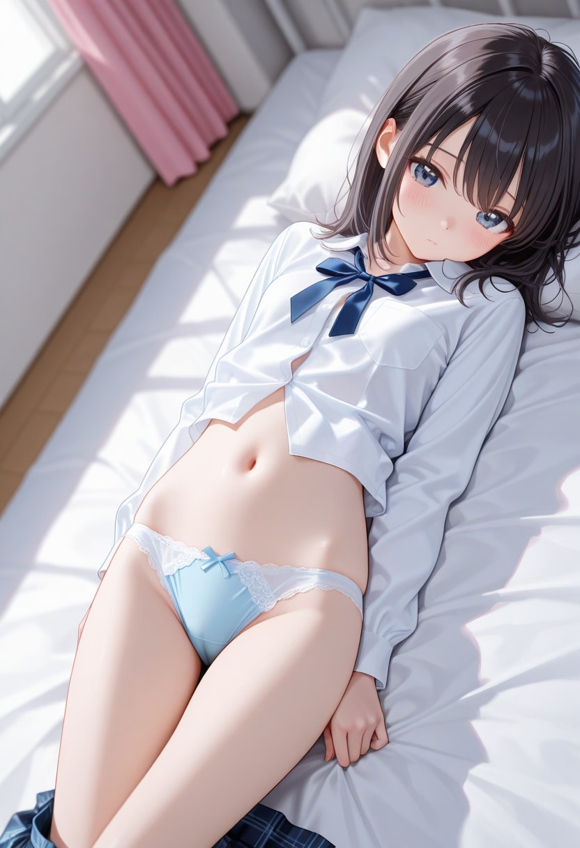 黒髪の美少女(R-15)(447)