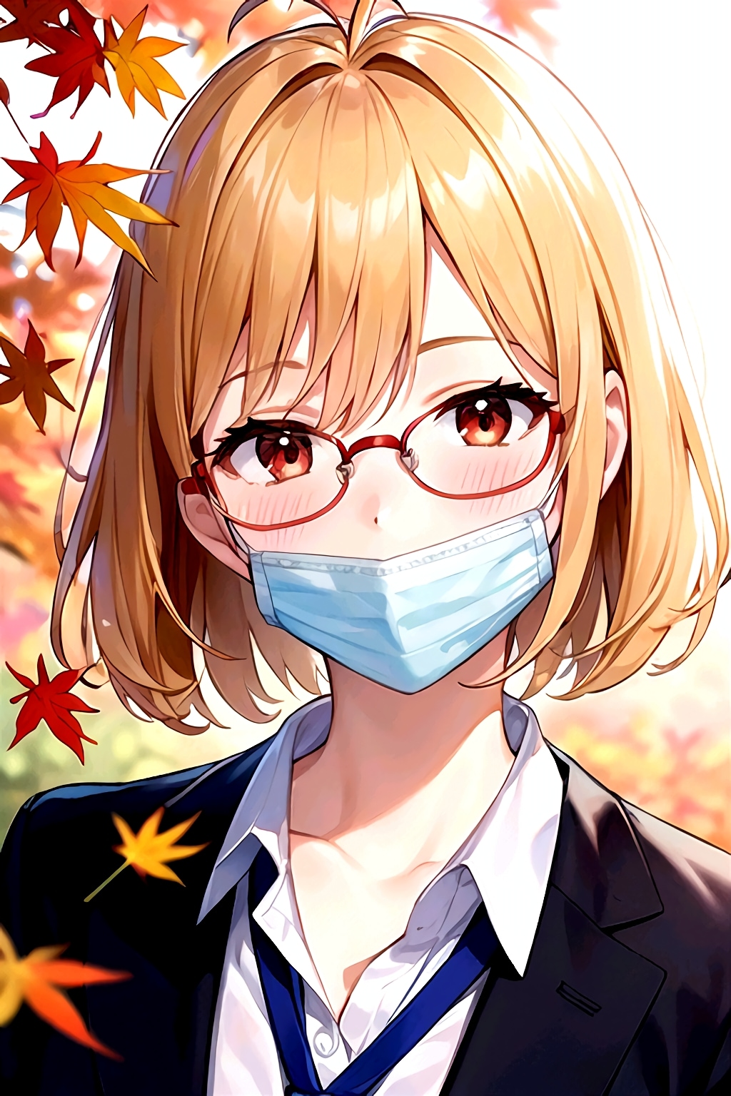 秋だけどナツミのメガネマスク