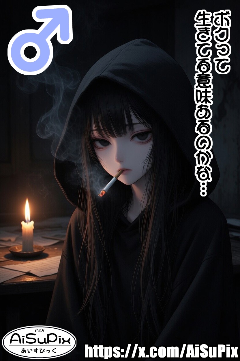 💙AiSuPix／病み可愛い引きこもりちゃん💙 | の人気AIイラスト・グラビア