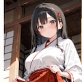 清純下着の巫女さん 2枚目