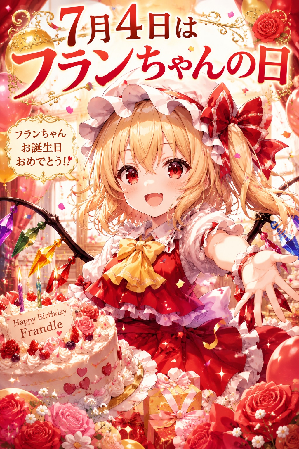 7月4日（昨日）はフランちゃんの日！