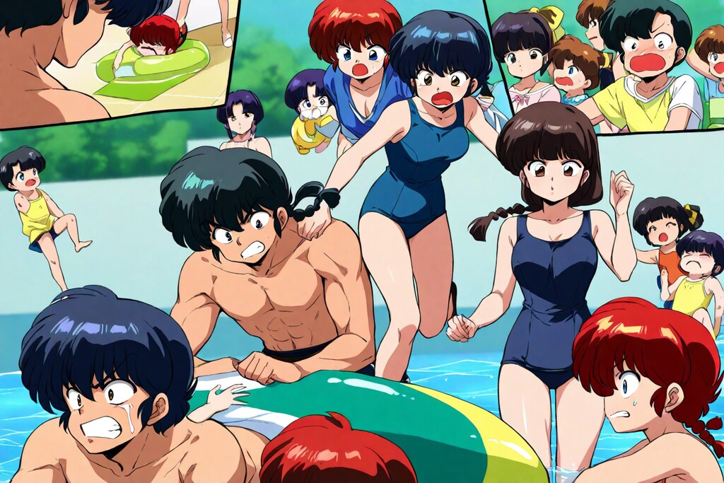 水に入れない方もいますが…