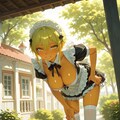 メイドさん前かがみ 2枚目