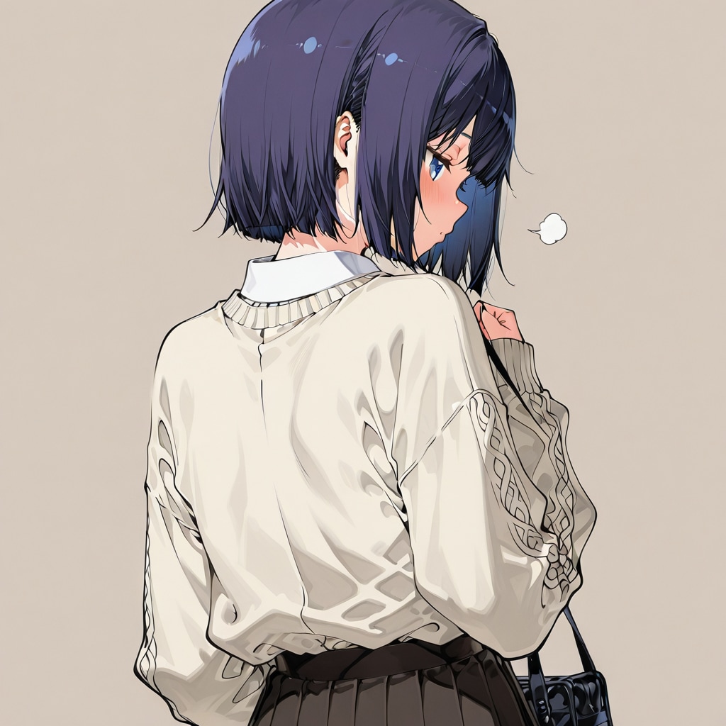 １０　「似合うね」