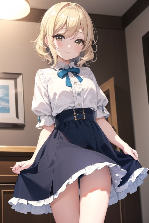 金髪娘 | の人気AIイラスト・グラビア