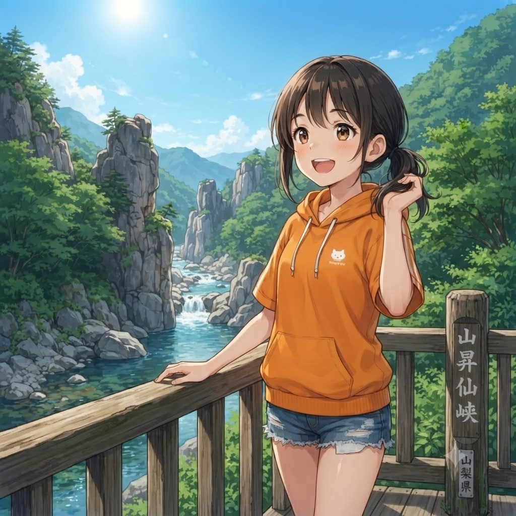 山梨県：昇仙峡（◯）
