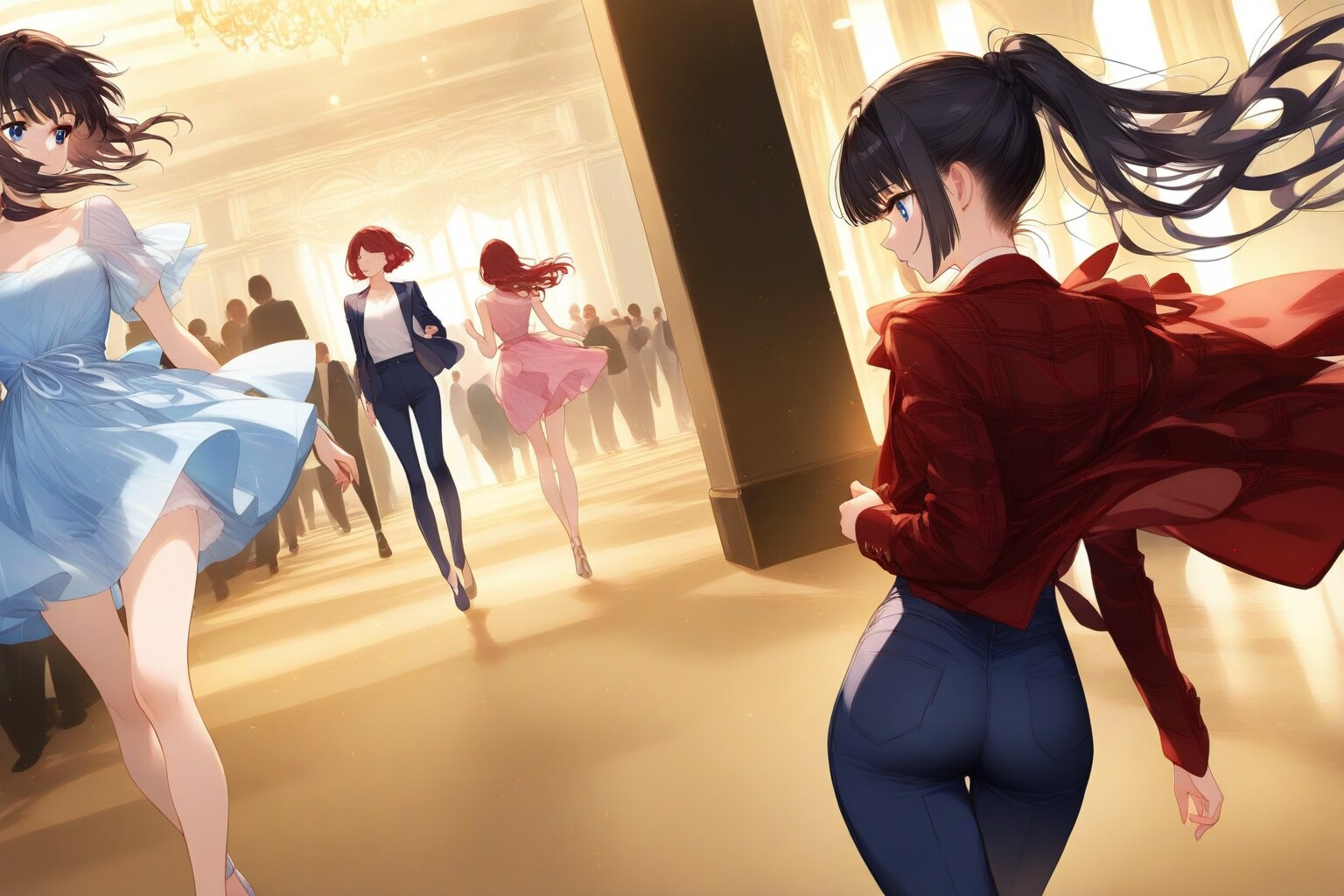 ライバルとの再会シーン