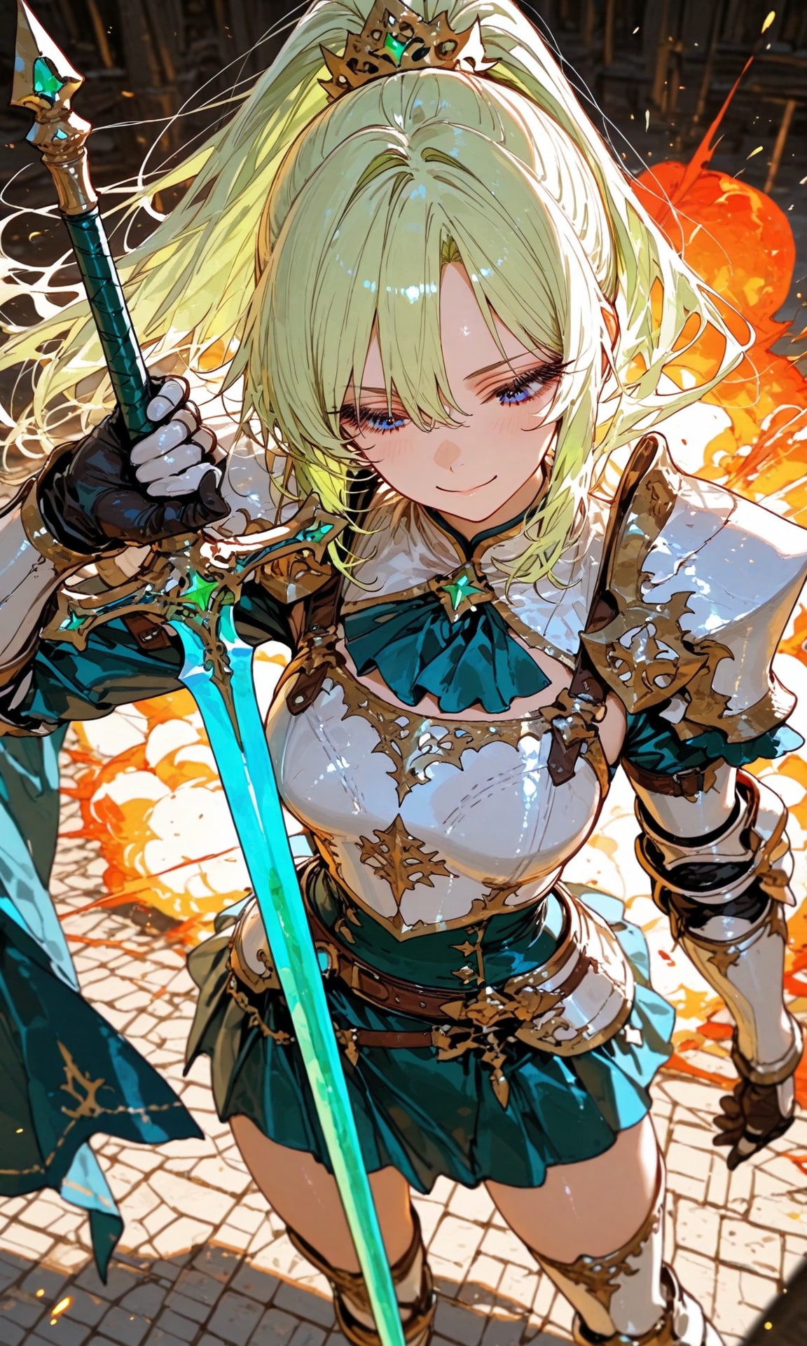 翠炎の騎士 | の人気AIイラスト・グラビア