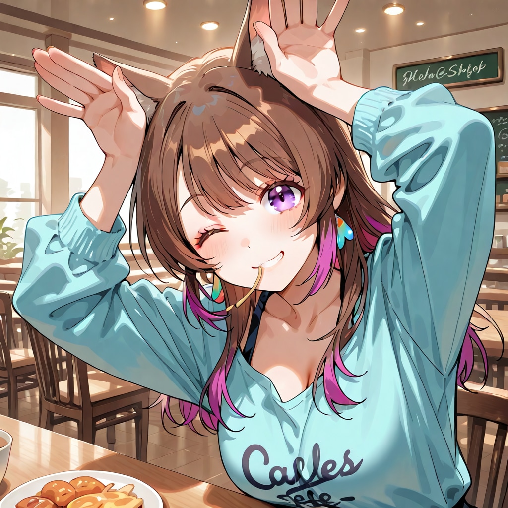 猫耳さんのおはウサ〜