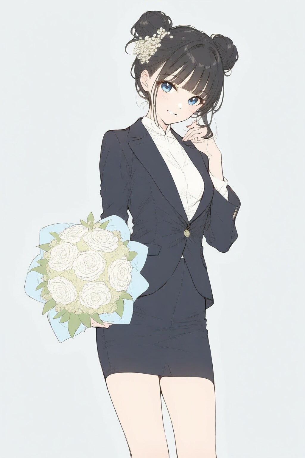 花束💐を持つおだんごちゃん🍡✨