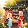 森の雑貨屋の少女 3枚目
