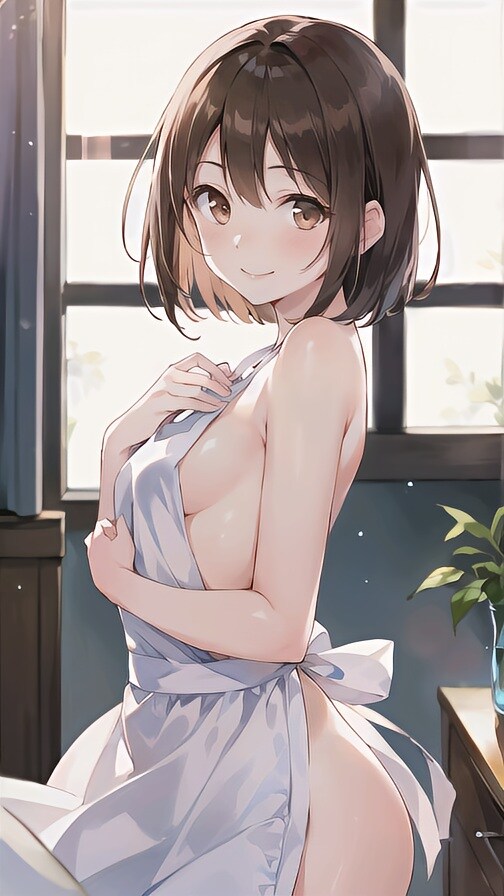 裸エプロン（JK）