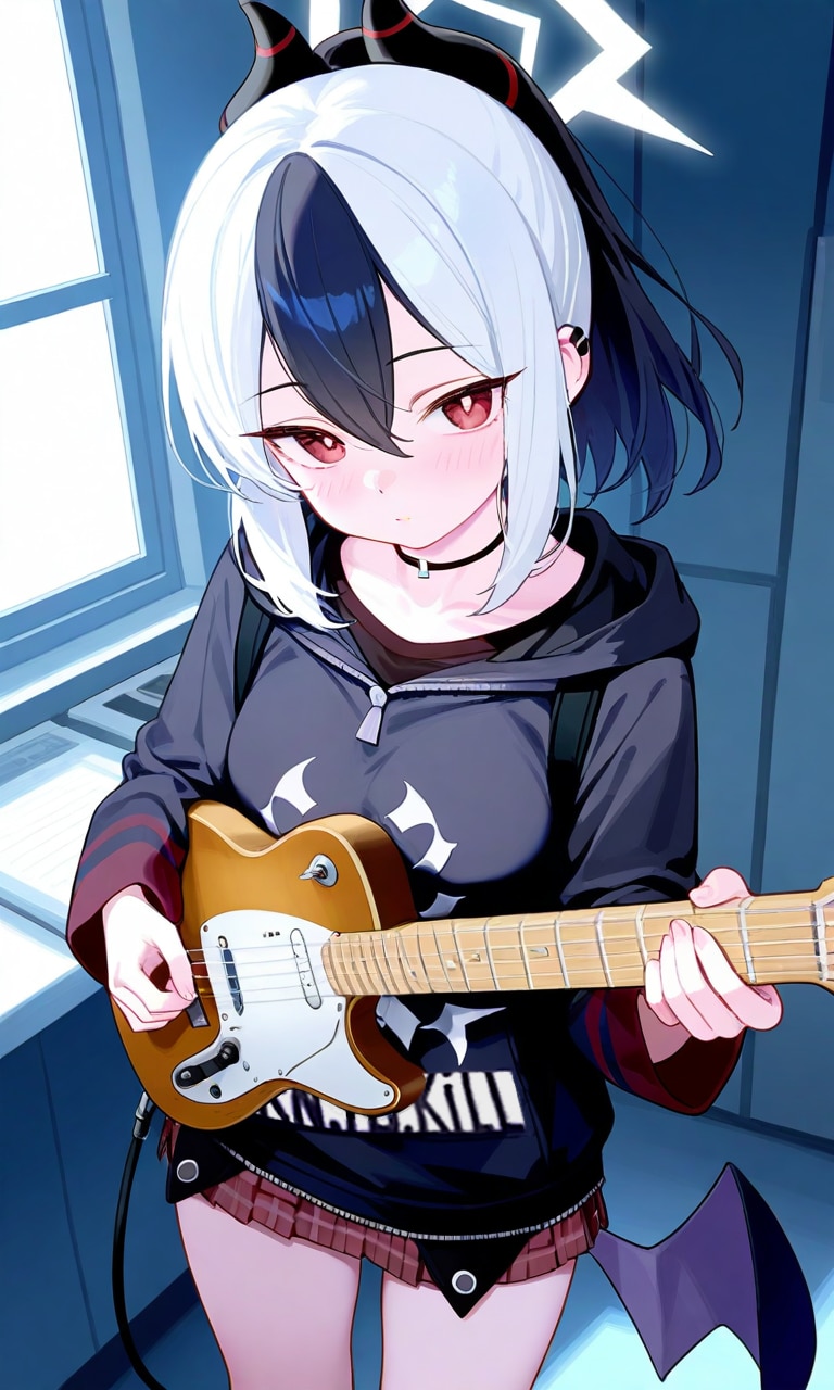 鬼方カヨコ　ギター3 | の人気AIイラスト・グラビア