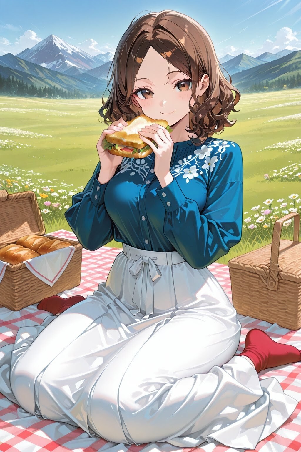 酸川友里奈ちゃんとピクニック