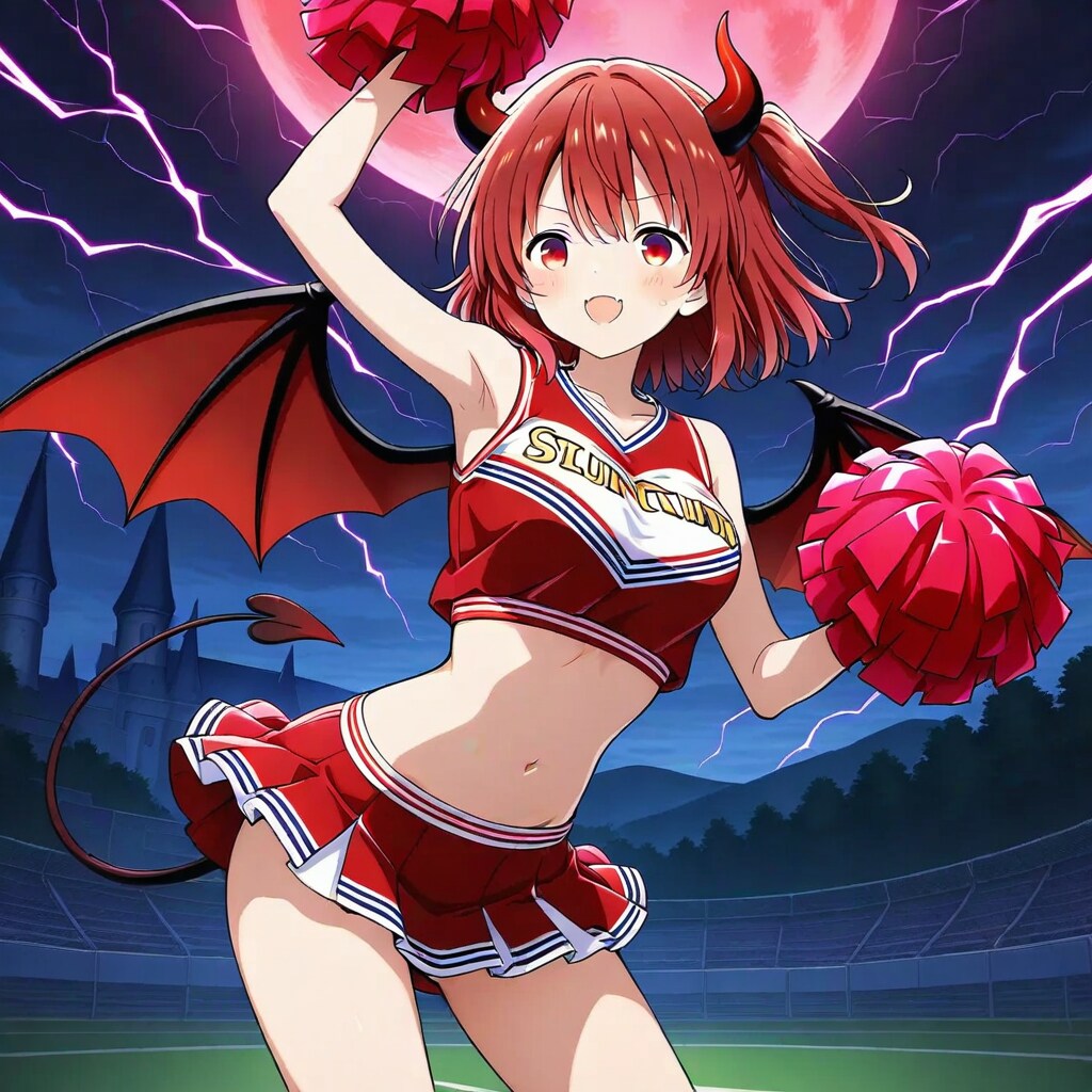 behimothで悪魔っ子チアリーダー250727