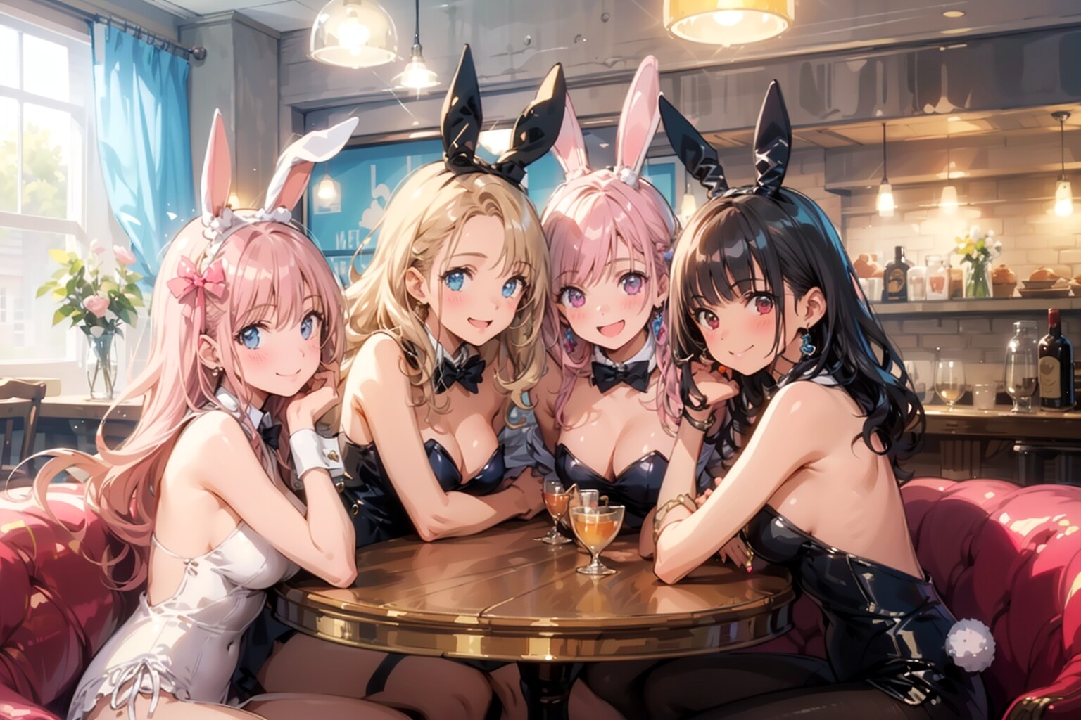 TOPAZでもバニーガールを侍らせる