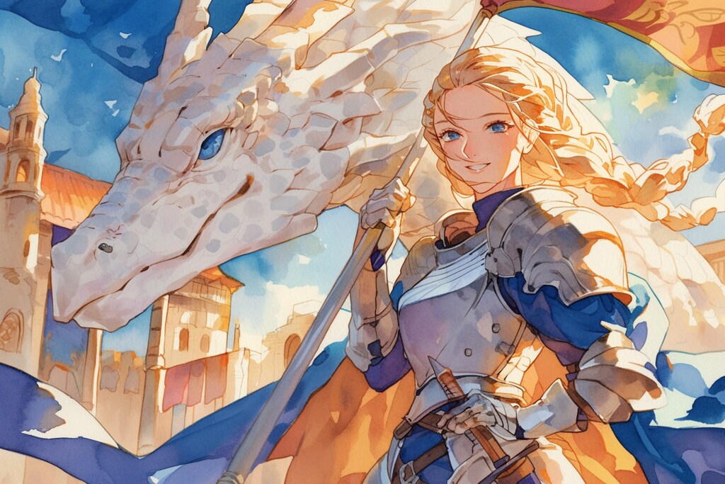 ドラゴンと少女（竜騎士）10