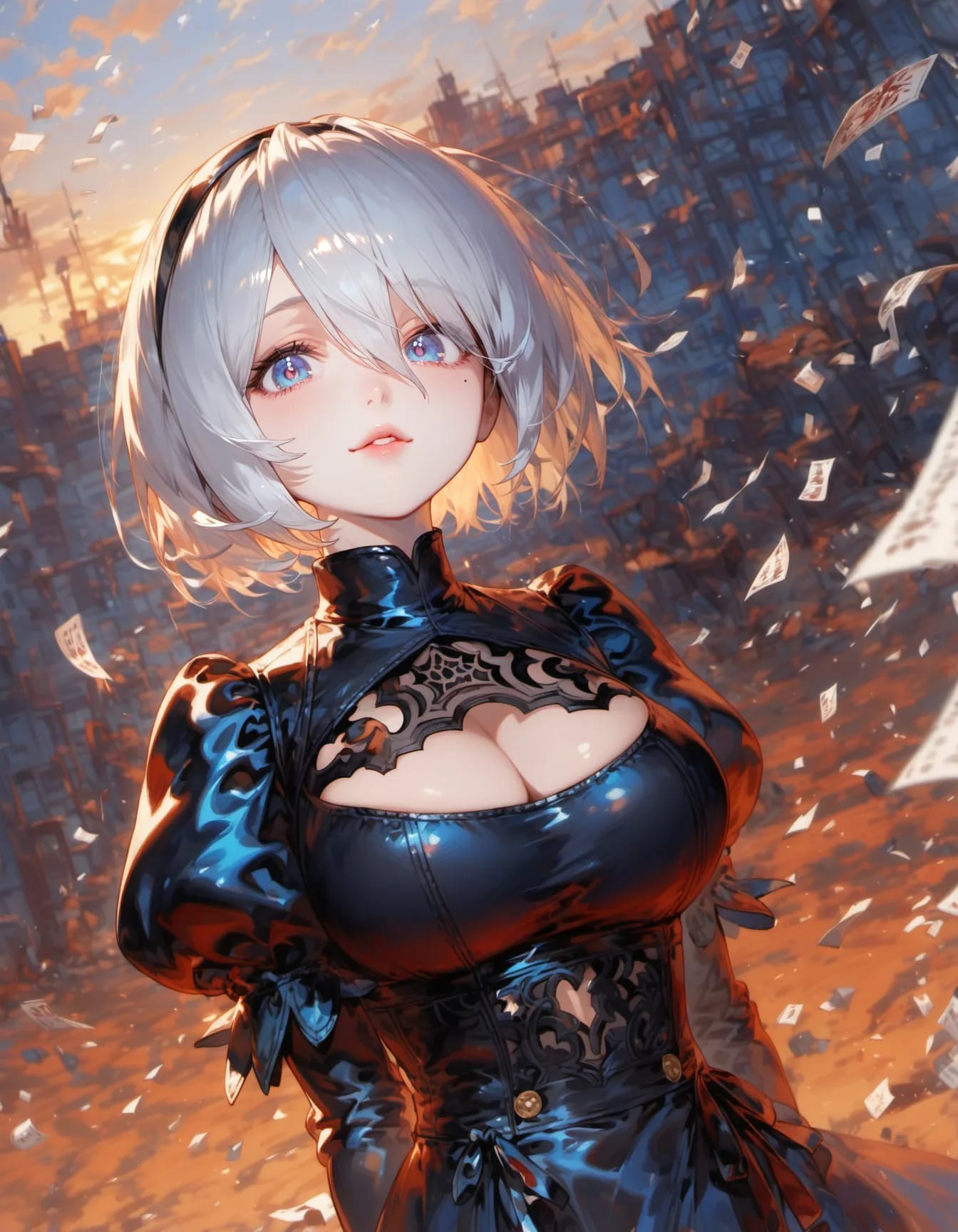 Android in the City Scape | の人気AIイラスト・グラビア