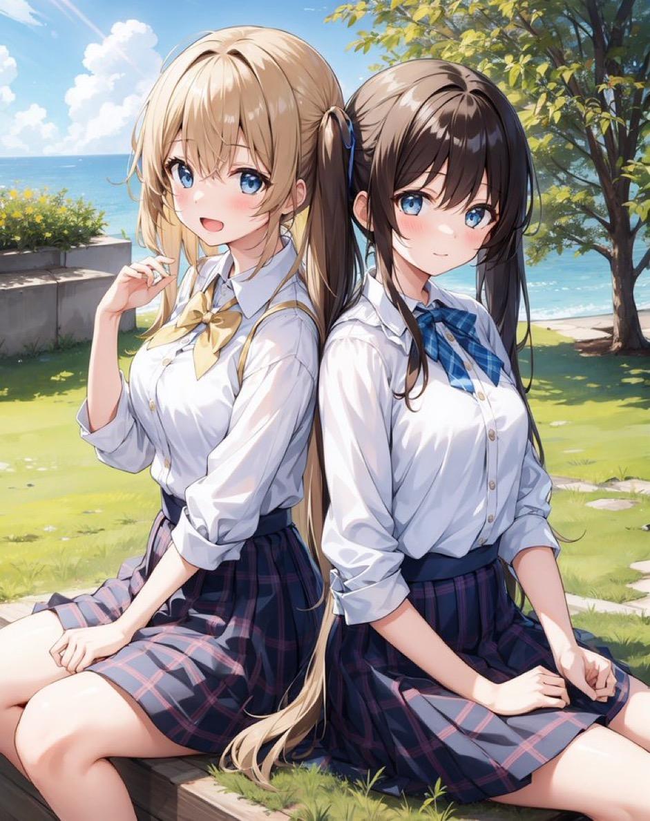 「学校、サボっちゃったね…」 「うん…。たまには…いいよね…」