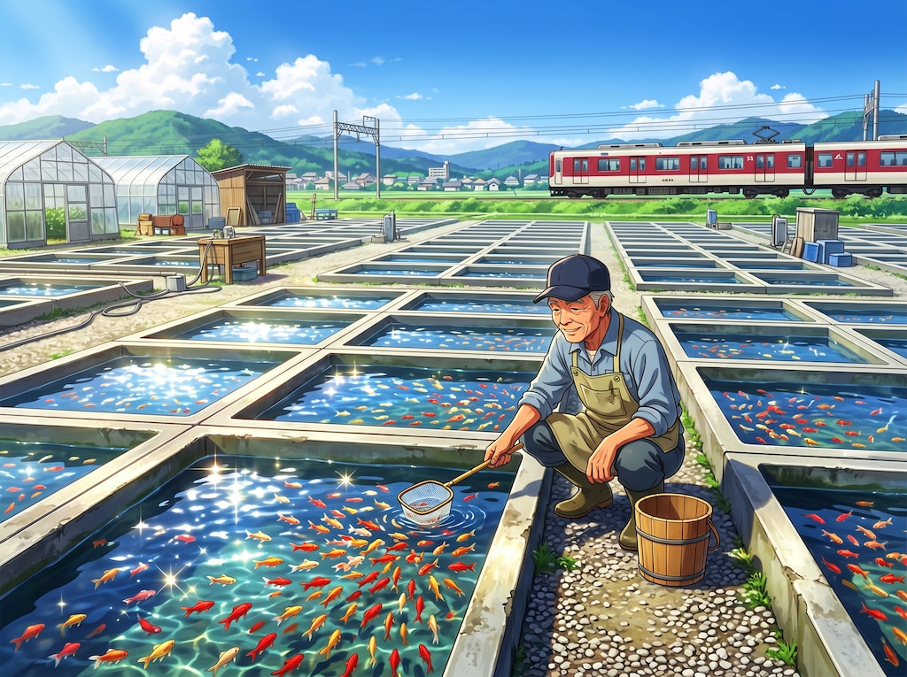 大和郡山の金魚池