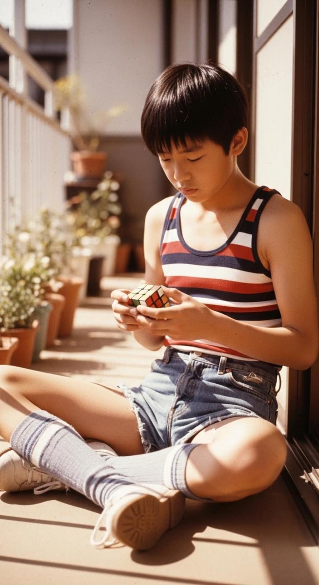 半ズボン少年