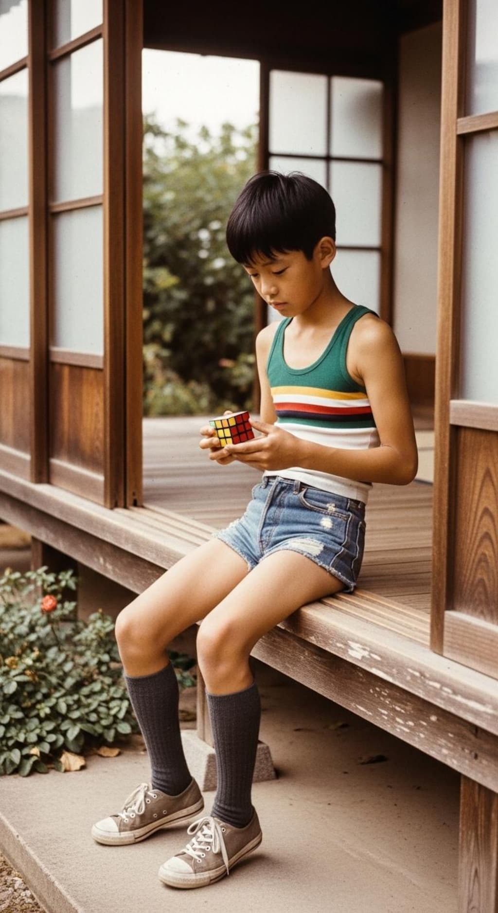 半ズボン少年