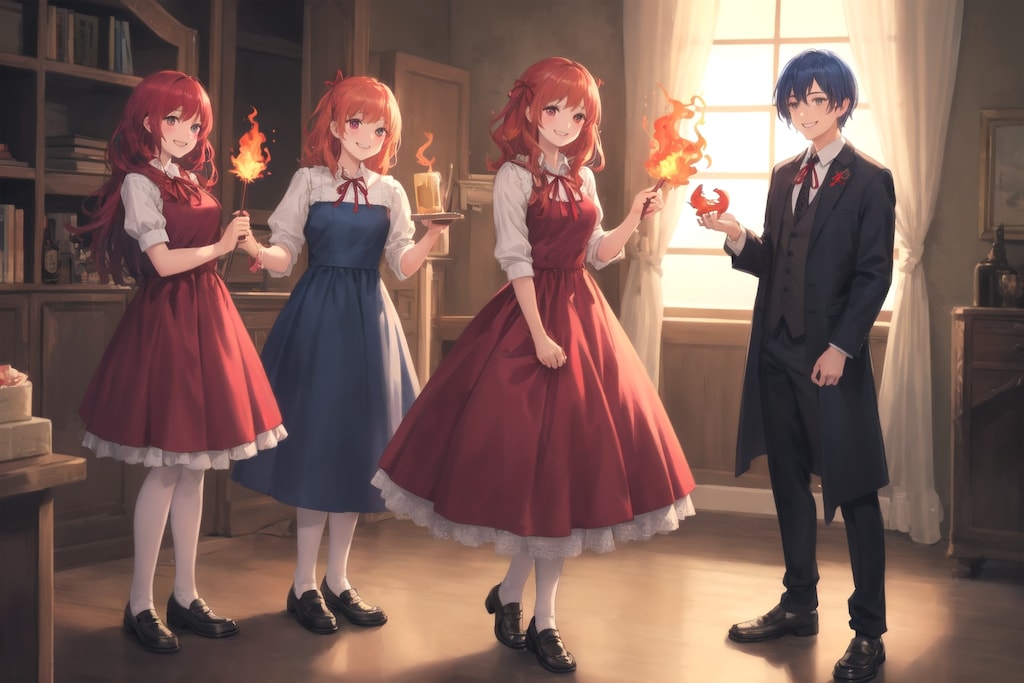 火の魔法の火の鳥