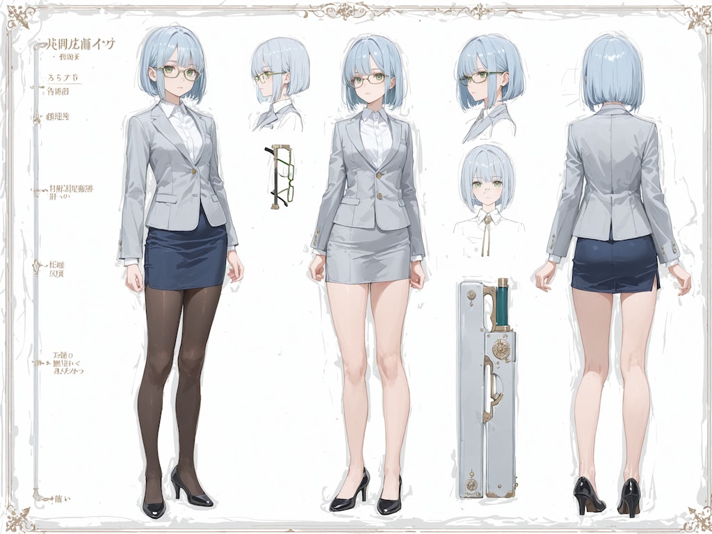 フェルミッタ・ベリス 設定画風イラスト