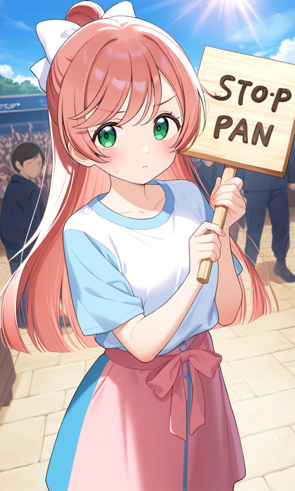 抗議デモ・ましろん。