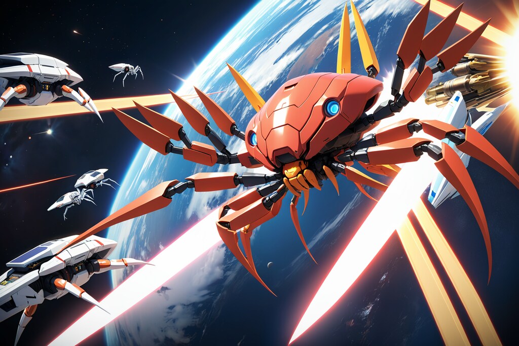 宇宙戦艦「蟹光線」