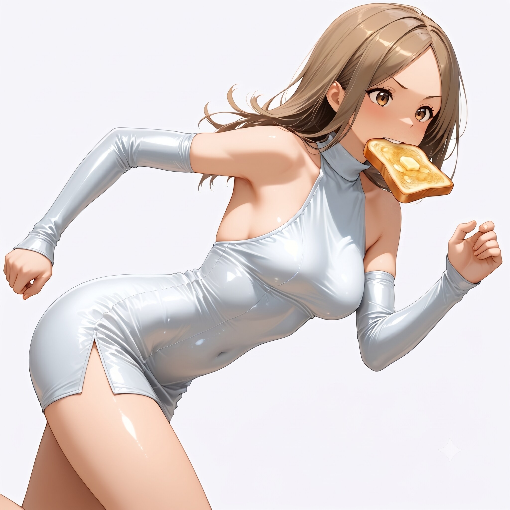 人妻、走る！