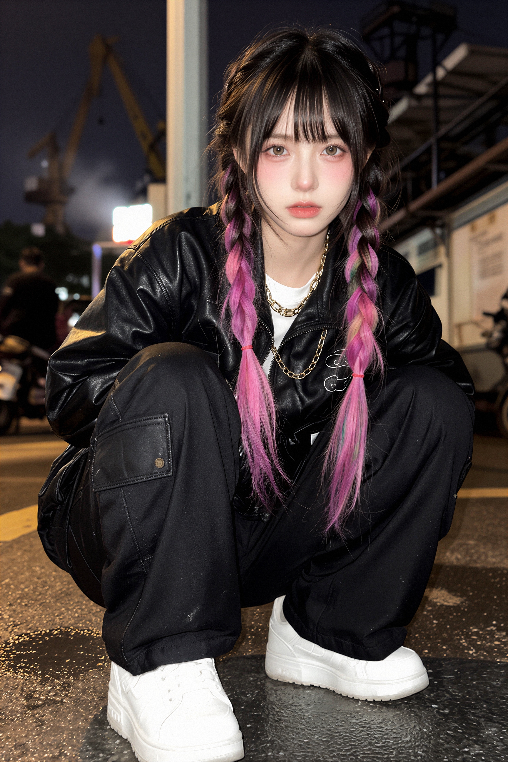 金ネックレスのラッパー