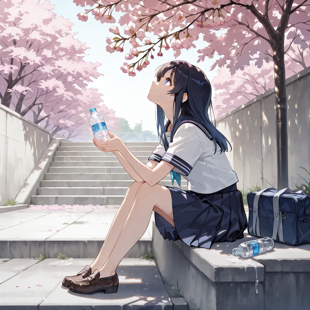 良い天気だから入学式サボちゃった・・・ | の人気AIイラスト・グラビア