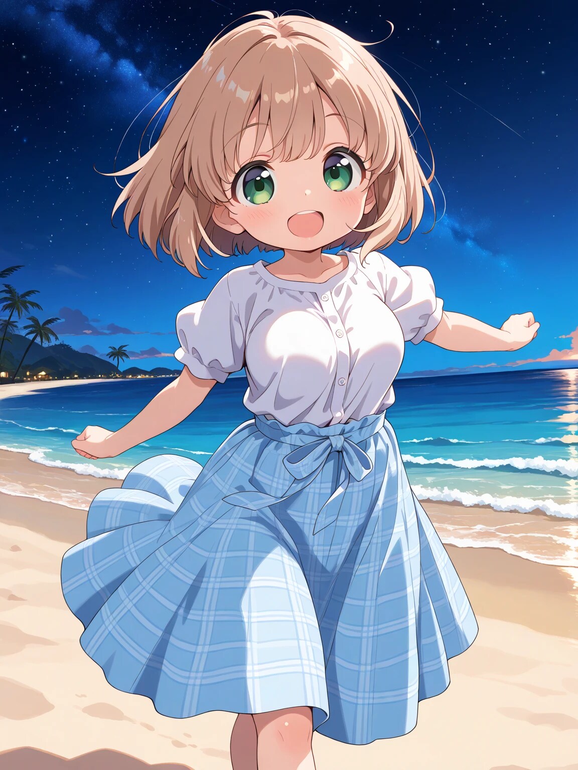 南国リゾートの夜