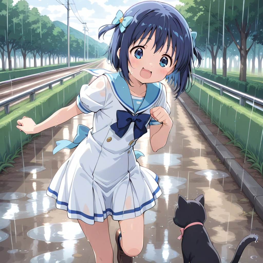 迷子のねこさん発見 | の人気AIイラスト・グラビア